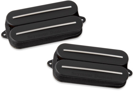 Micro SH-4 - SH-2n Rails - Humbucker - Set - noir