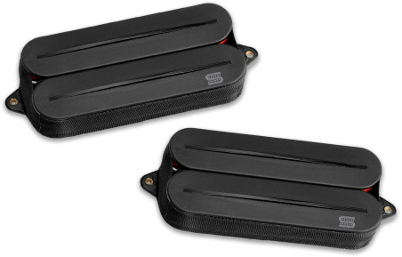 Micro Humbucker 7 cordes Black Jupiter Rails - Signature Wes Hauch - set - noir