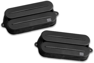 Micro Humbucker Black Jupiter Rails - Signature Wes Hauch - kit - noir