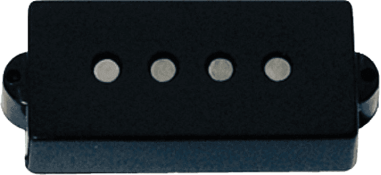 Set of 6 P-Bass covers - black, no logo