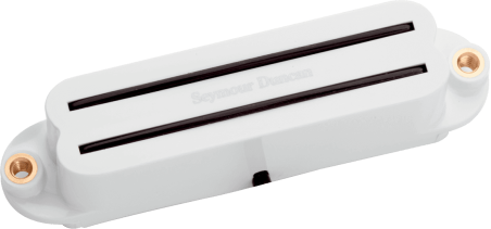 Micro Hot Rails Strat - chevalet - blanc