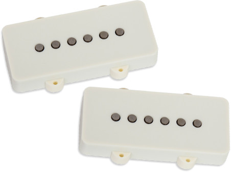 Micro Set Micros Jazzmaster Silencer Vintage Parchment