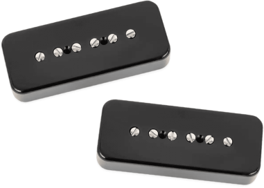 Micro Set Micros Guitare Silencer P90 Hot Noirs