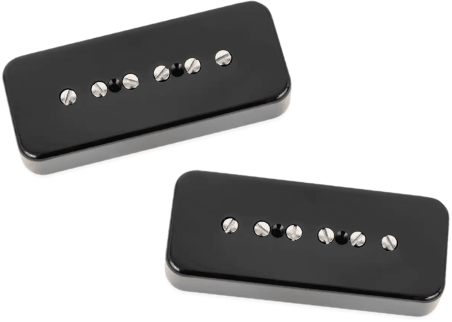 Micro Set Micros Guitare Silencer P90 Hot Noirs