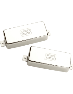 Set Micros Mini-Humbuckers Vintage Capots Nickel Pickup