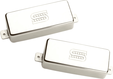 Set Micros Mini-Humbuckers Vintage Capots Nickel Pickup