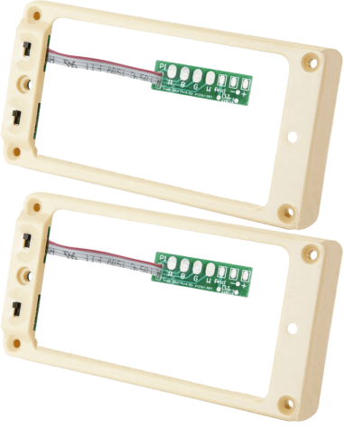 Kit Triple Shot Les Paul bombé - crème (manche + chevalet)
