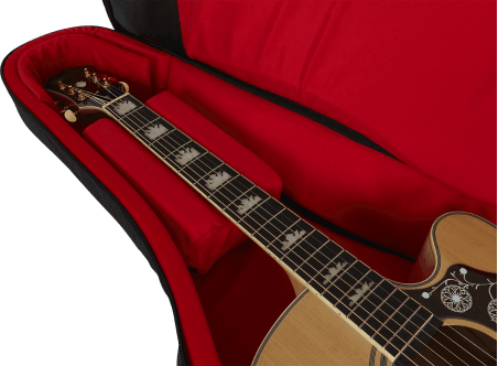 Housse Série Transit pour guitare type jumbo noire