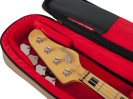 Housse Série Transit pour guitare basse marron