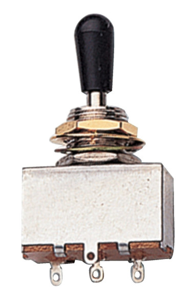 Toggle Switches - Button Black