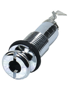Output Jack Endpin - Jack - Chrome