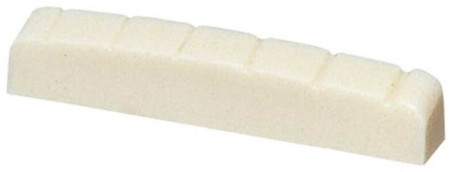 Plastic Nut F&S Guitar Acoustic - Pre - Cut - 6 - Saitig