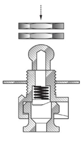 Strap Lock F&S Security Lock - Platinum