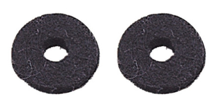 Felt Strap Buttons - Black