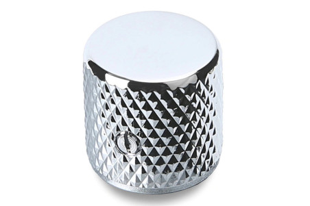 Potentiometer Knobs Metal - Chrome