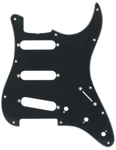 Plaques de Protection Modèle Stratocaster - Noir - 3 Plis