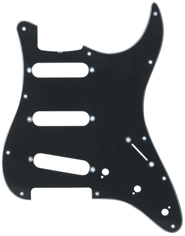Plaques de Protection Modèle Stratocaster - Noir - 3 Plis