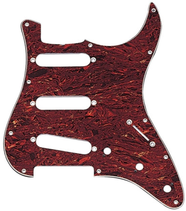 Stratocaster Pickguard - Tortoise - 3-Ply