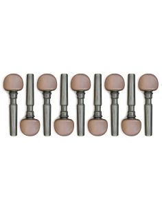 Mechanical Pegs A Adjustment Fine for Komuz - Qomuz - Qopuz - Kopuz - Black - Brown