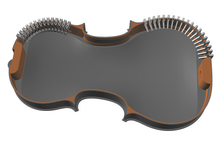 Clip-On - On A Double - Eclisses Pegs A Screw - Cello - Tools