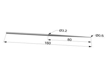 Lime Ronde CORRADI - Grain 00 - Longueur de Grain 80 Mm - Outils