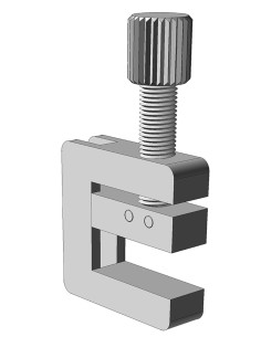 Clip-On - On A Double - Eclisses Pegs A Screw - Violin - Tools