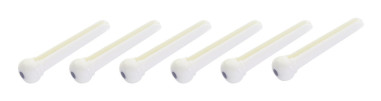 Acoustic Guitar Bridge Pins, Aged White Plastic