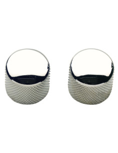 Tele-Style Volume and Tone Knobs, Chrome
