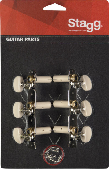 Classic 3+3 Standard Machine Heads, Chrome