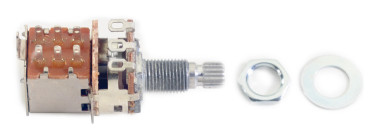Potentiomètre logarithmique push-pull, 500k A