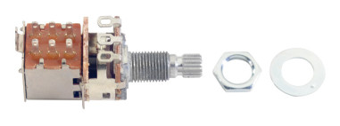 Potentiomètre linéaire push-pull, 500k B