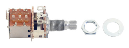 Potentiomètre linéaire push-pull, 500k B
