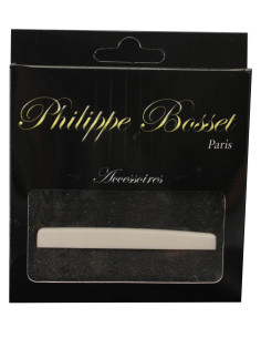 Sillet de chevalet pour guitare classique, os (80 x 3 x 9 mm)