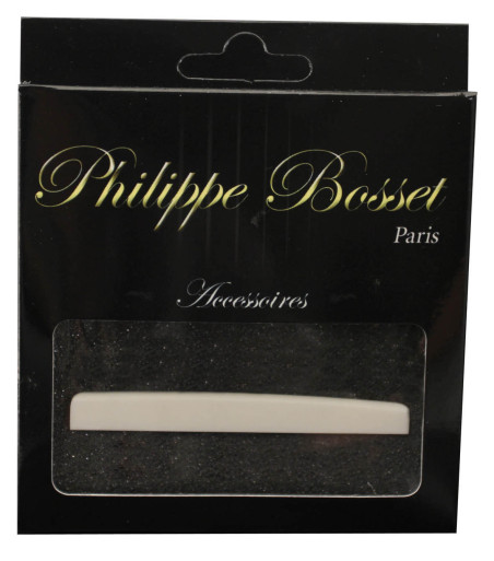 Bone saddle for classical guitar (80 x 3 x 9 mm)