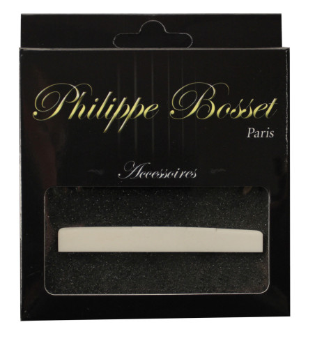 Compensated bone saddle for classical guitar (80 x 3 x 9 mm)