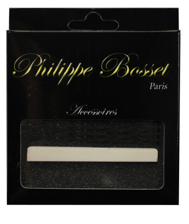 Compensated bone saddle for classical guitar (80 x 3 x 9 mm)