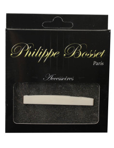 Sillet de chevalet pour guitare folk, os (72 x 3 x 8 mm)