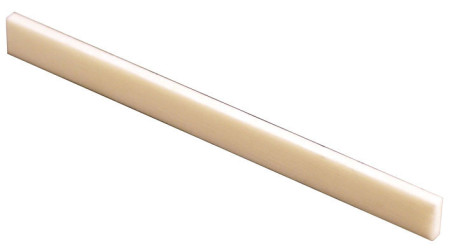 Bone saddle for classical guitar (80 x 2 x 7 mm)