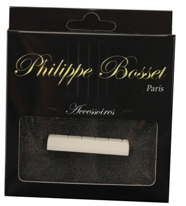 Sillet de tête pour guitare classique, os (52 x 6 x 9.2 mm)