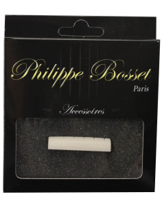 Sillet de tête pour guitare folk, os (43 x 6 x 9 mm)