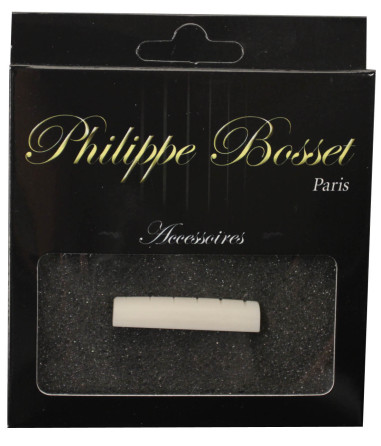 Sillet de tête pour guitare folk, os (43 x 6 x 9 mm)