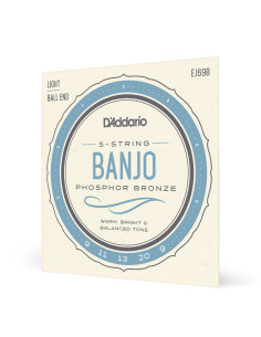 5-String Ball-End Banjo Strings Phosphor Bronze Light 9-20