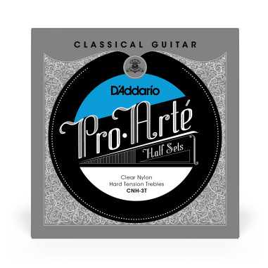 Jeu de 3 cordes aiguës classiques Pro-Arte Clear Nylon tension forte