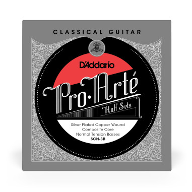 Pro-Arte Silver Plated Copper on Composite Core Classical Guitar Half Set Normal Tension