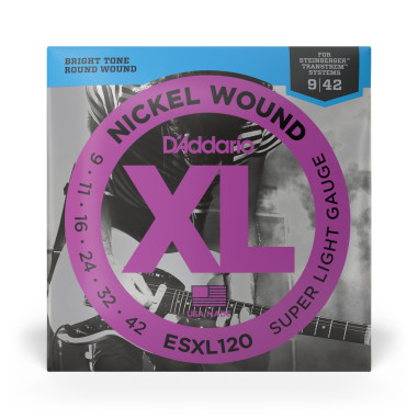 Jeu de cordes électriques XL Nickel Wound Super Light double boule 9-42