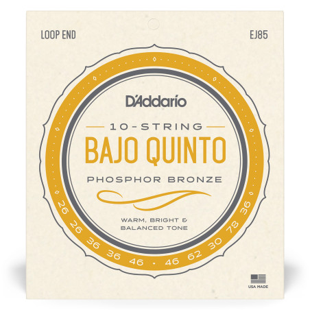 Jeu de cordes pour bajo quinto