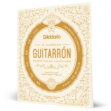Jeu de cordes pour guitarrón tension normale