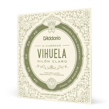 Jeu de cordes pour vihuela tension Custom Hard