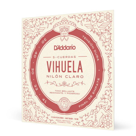 Jeu de cordes pour vihuela tension Hard