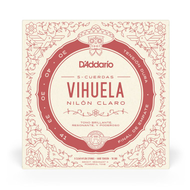 Jeu de cordes pour vihuela tension Hard